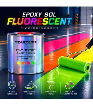 FL2329 – Hochbeständige fluoreszierende Epoxidfarbe für Innenböden