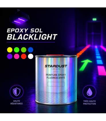 Unsichtbare fluoreszierende Epoxidfarbe für Schwarzlicht UV2329