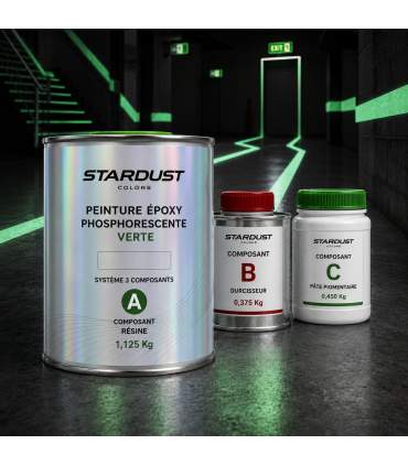 Photolumineszierende Epoxidfarbe für Fußböden – Hohe Beständigkeit bei starker Beanspruchung