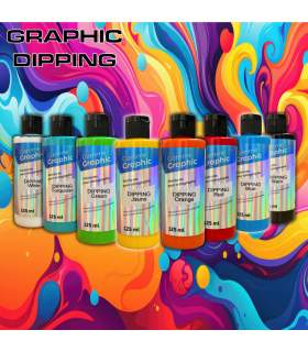 Graphic Dippingfarben - 8 Wassertranferdruck-Farben