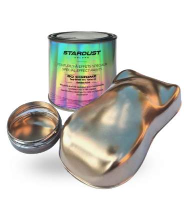 Goldene, bronze, kupferfarbene, platinblonde GoChrome-Farbe