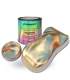 Goldene, bronze, kupferfarbene, platinblonde GoChrome-Farbe