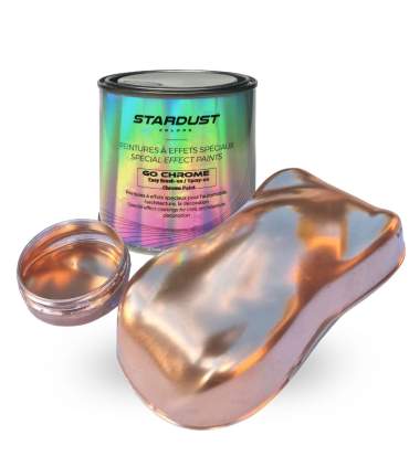 Goldene, bronze, kupferfarbene, platinblonde GoChrome-Farbe