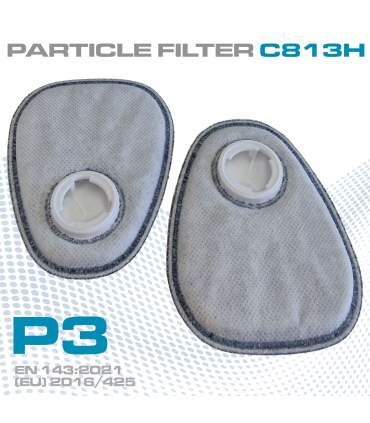 Professioneller P3-Partikelfilter für Atemschutzmasken beim Lackieren und Schleifen