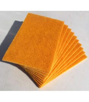 Abschleifender Schwamm gold