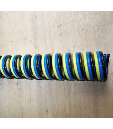 Einfache, doppelte, und dreifache spiralförmige Schläuche