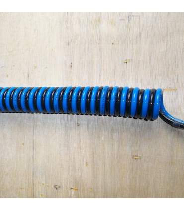 Einfache, doppelte, und dreifache spiralförmige Schläuche