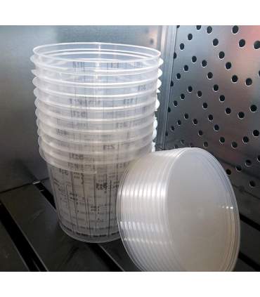 Mischungstopf und sein Deckel (x10)