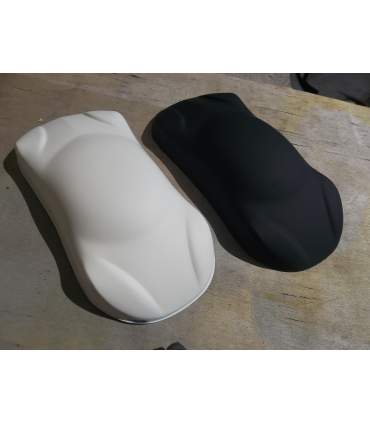 Schwarz / Weiß Matt Lack