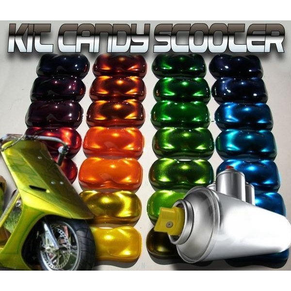 Paket für Motorroller - Candy Lack | Die Lacke für Skooterverkleidung