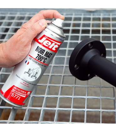 HOHE TEMPERATUR LACKE 700°C IN SCHWARZ ODER ALUMINIUM AEROSOL