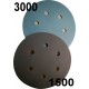 150mm Velcro Abschleifenplatten Korn 1500 oder 3000