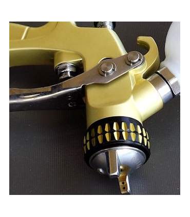 Mini Pistole - SAT HVLP Premium Gold 0.8mm + KIT 1.0mm