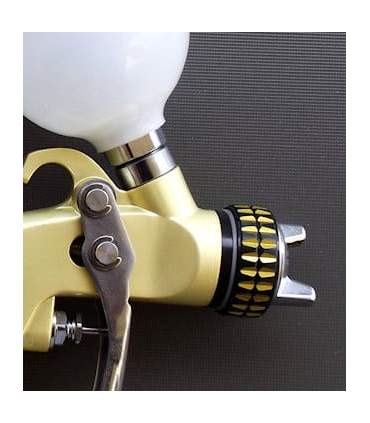 Mini Pistole - SAT HVLP Premium Gold 0.8mm + KIT 1.0mm