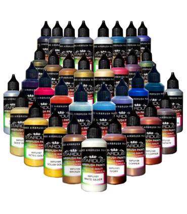 Metallisierten und perlmuttern Serien – 35 Acryl-Pu Lacke für Airbrushpistole