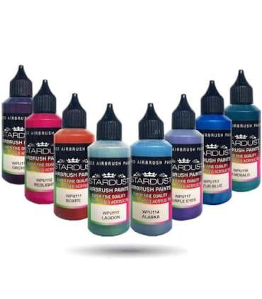 Metallisierten und perlmuttern Serien – 35 Acryl-Pu Lacke für Airbrushpistole