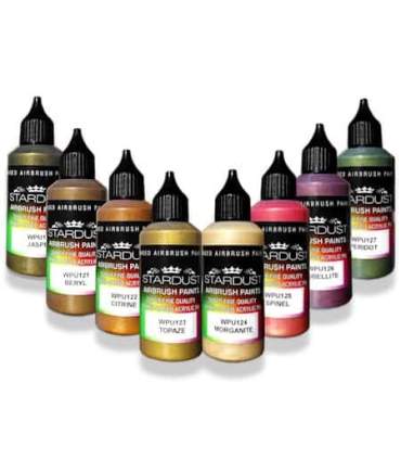 Metallisierten und perlmuttern Serien – 35 Acryl-Pu Lacke für Airbrushpistole