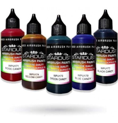 Candy“ Serie – 11 Acryl-PU transparenten Farben für Airbrushpistole
