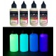 Glow Serie – 4 phosphoreszierende Acryl-PU Lacke für Airbrushpistole