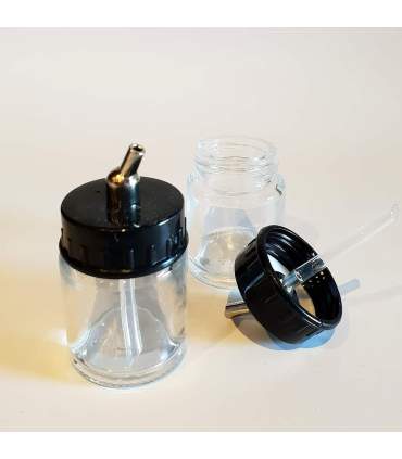 Farbnapf in Glas für Airbrush Pistole 16ml