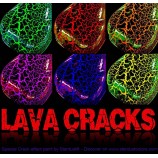 Risseffekt Lack LAVA CRACKS