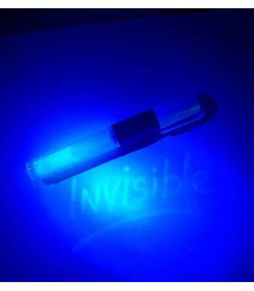 Fluoreszierenden unsichtbaren ultraviolett Leuchtstift