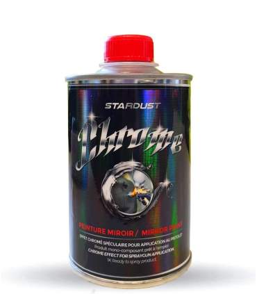 Komplettes Spiegel-Chromlackset