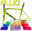 Komplettes fluoreszierendes Fahrrad-Farbset