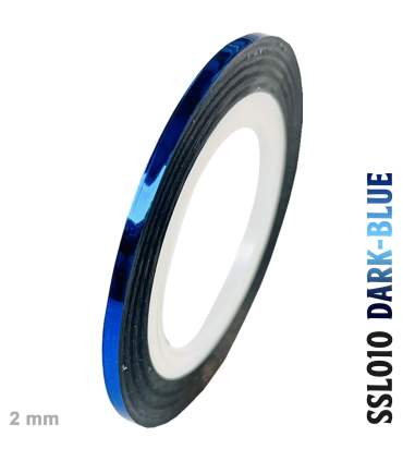 verchromte und holographische selbstklebende Bänder als Rolle von 2mm x 20 m erhältlich