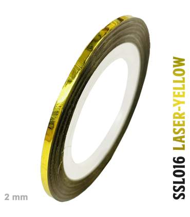 verchromte und holographische selbstklebende Bänder als Rolle von 2mm x 20 m erhältlich