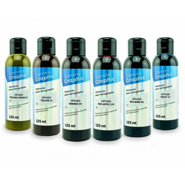 12 airbrush farbe Gebrauchsfertige Candylacke Serie GRAPHIC