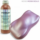 Roségold-Metallic-Lackierung