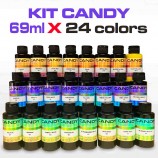 More about Set mit 24 konzentrierten Candy-Farben in 69ml oder 250ml Format