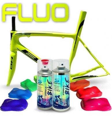 fluoreszierender Fahrradlack in Spraydose – 12 Farbtöne Stardust Bike