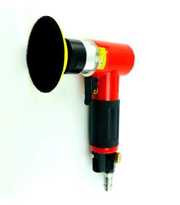 Mini-Druckluftpolierer 75 mm mit Teller und Schaumstoff