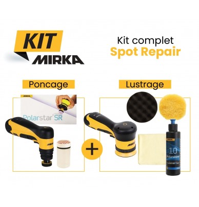 Kit Spot Repair - Neuer akkubetriebener Mirka Prozess zum Schleifen und Polieren.