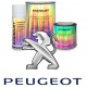 PEUGEOT Farbcode - Autolack Farbcode in lösemittelhaltigen Basislacken