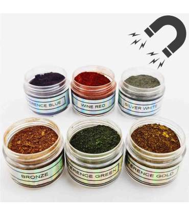 Magnetische Perlen zur Personalisierung von Karosserien oder Nägeln – 6 Farben