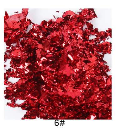 Metallisierte Flockenfolie - 10 Farben x 5 Gramm.