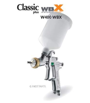 HANDKOFFER MIT 2 PISTOLEN IWATA - W-400 WBX + W-400 BELLARIA