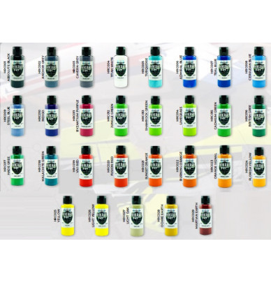 Farben für RC-Modellbau auf Lexan - 29 Farben von Racing HIKARI R/C erhältlich
