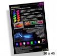 Poster 30x45cm Peintures fluorescentes