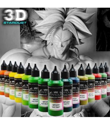 Acryllack 3D-Druck - 47 Farben Stardust Airbrush WPU