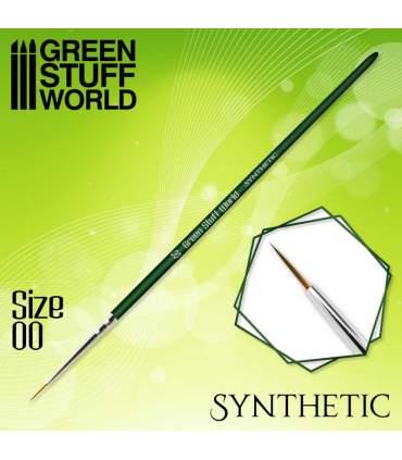 Synthetischer Pinsel für Modelliermalerei und 3D-Druck GREEN SERIES-Reihe