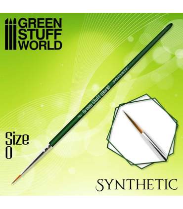 Synthetischer Pinsel für Modelliermalerei und 3D-Druck GREEN SERIES-Reihe