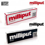 Milliput Standard Gelb, Grau oder Schwarz