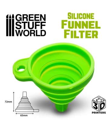 Wiederverwendbarer Silikontrichter