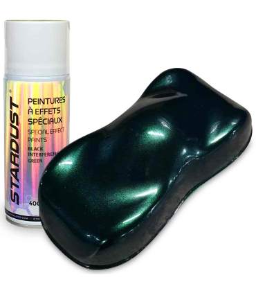 Black Interférence Perlmuttfarbener Lack