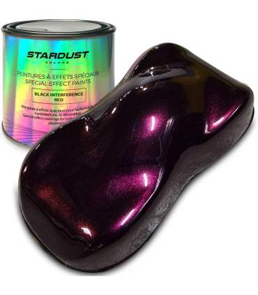 Black Interférence Perlmuttfarbener Lack