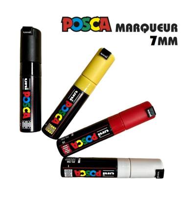 POSCA Farbmarker – 5 mm breite Filzspitze in 4 Farben